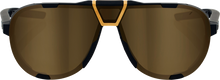 100% Westcraft Sunglasses - Soft Tact Black - Soft Gold Mirror Lens 61046-258-01