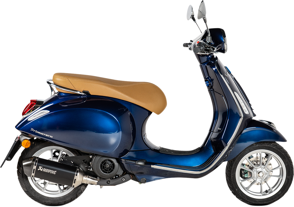 AKRAPOVIC Slip-On Scooter Muffler - Stainless Steel S-VE125SO3-HZBL