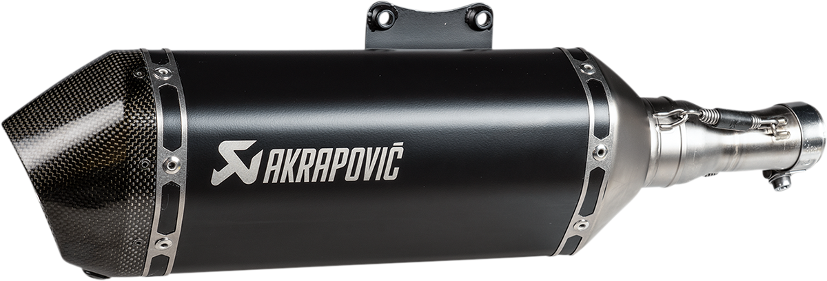 AKRAPOVIC Slip-On Scooter Muffler - Stainless Steel S-VE125SO3-HZBL