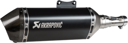 AKRAPOVIC Slip-On Scooter Muffler - Stainless Steel S-VE125SO3-HZBL