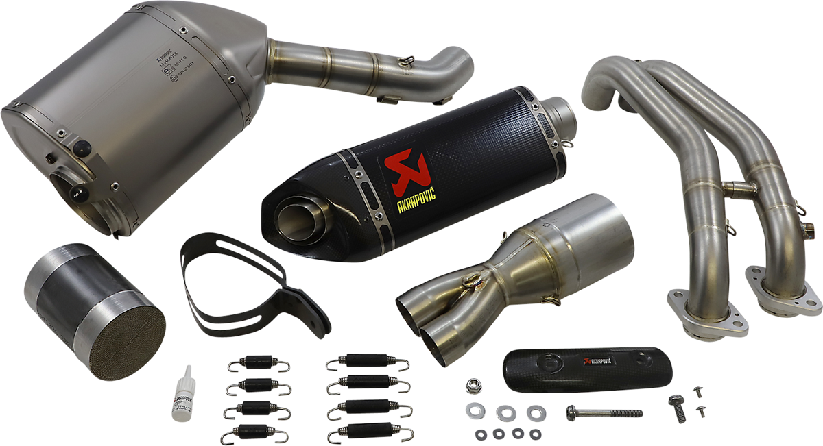 AKRAPOVIC Racing Line Complete Exhaust - Carbon Fiber S-A6R4-HAPC