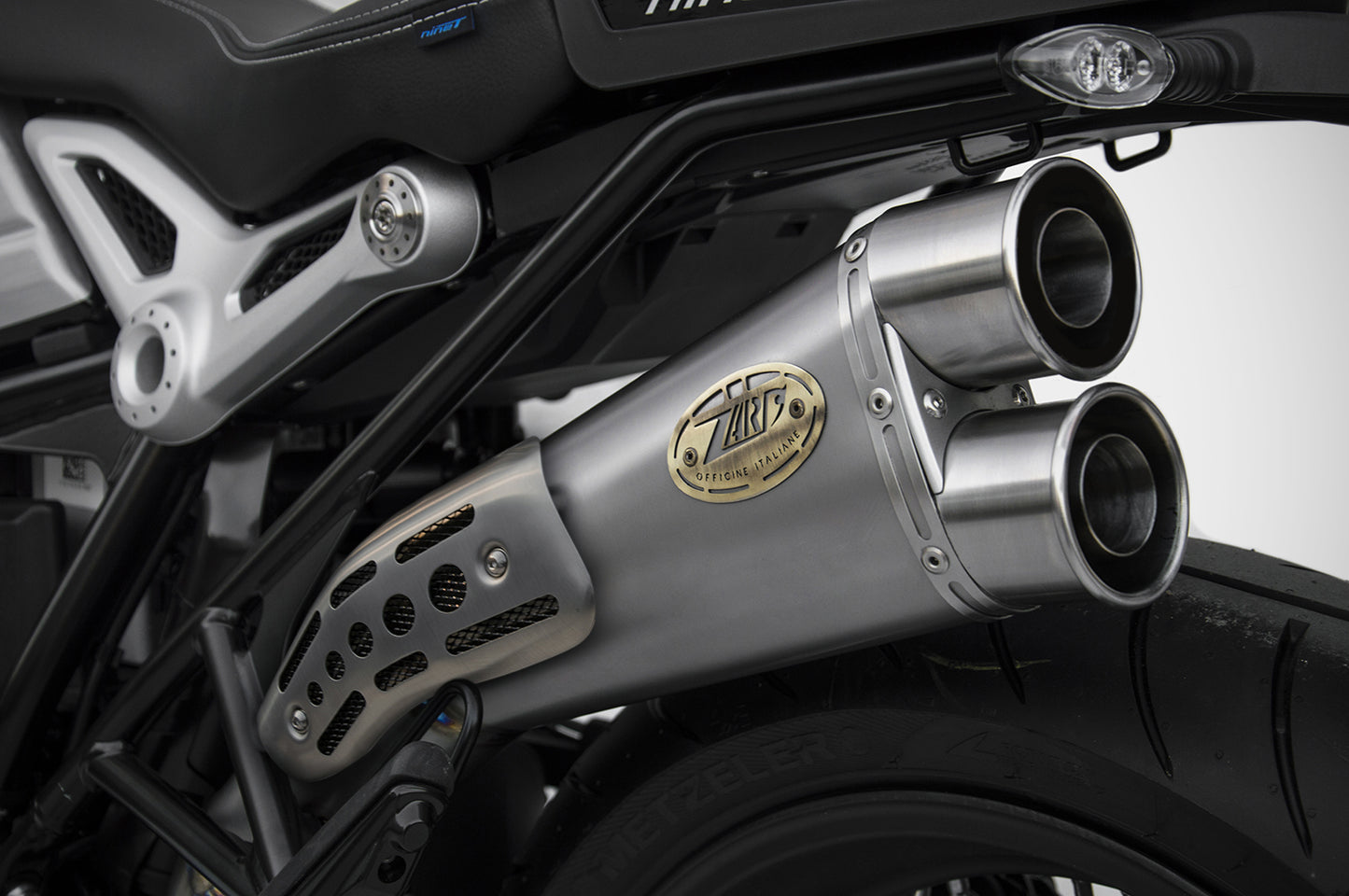 ZARD Stainless Limited Edition 2 High Mount Slip-on Exhaust for the BMW R NineT / Pure / Urban GS (17-20)