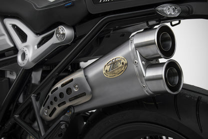 ZARD Stainless Limited Edition 2 High Mount Slip-on Exhaust for the BMW R NineT / Pure / Urban GS (17-20)