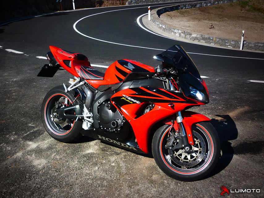 LUIMOTO (Tribal Flight) Rider Seat Covers for the HONDA CBR1000RR (04-07)