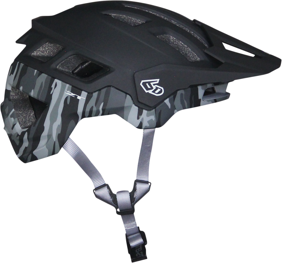 6D HELMETS ATB-2T Helmet - Ascent - Black/Camo Matte - XL/2XL 23-0018