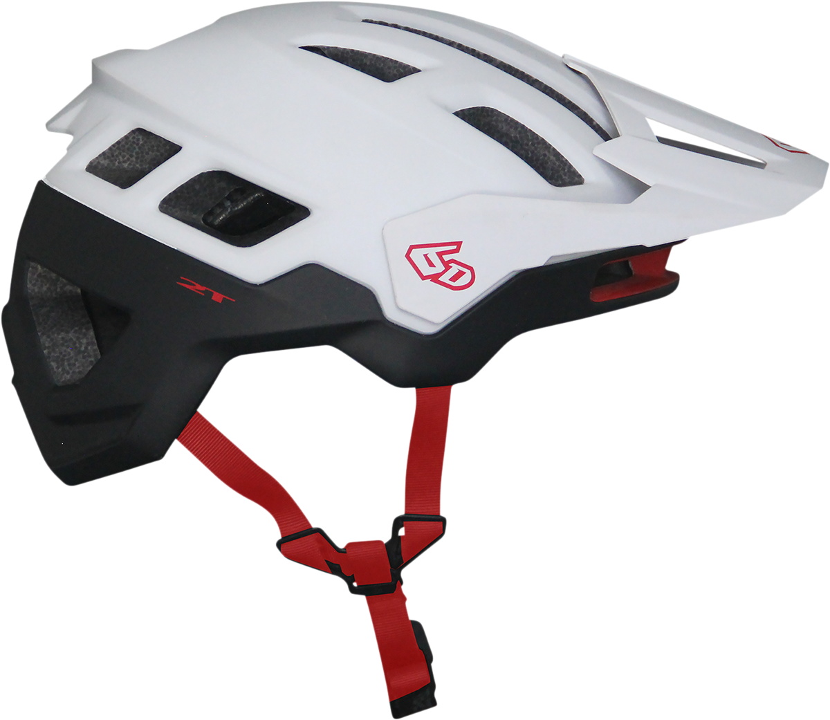 6D HELMETS ATB-2T Helmet - Ascent - White/Black Matte - XS/S 23-0024