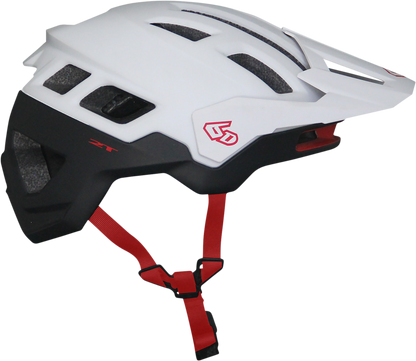 6D HELMETS ATB-2T Helmet - Ascent - White/Black Matte - XS/S 23-0024