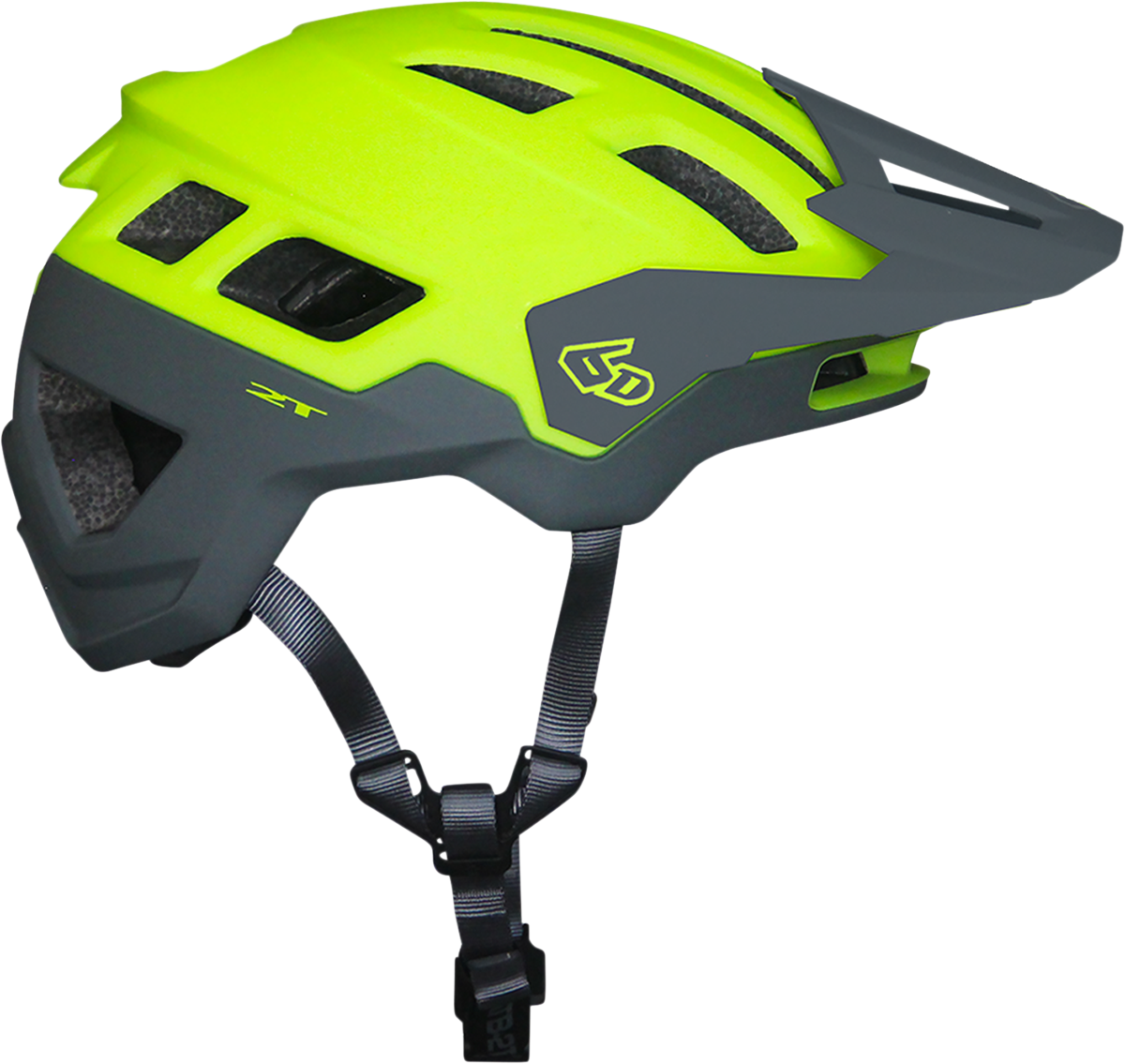 6D HELMETS ATB-2T Helmet - Ascent - Neon Yellow/Gray Matte - M/L 23-0046