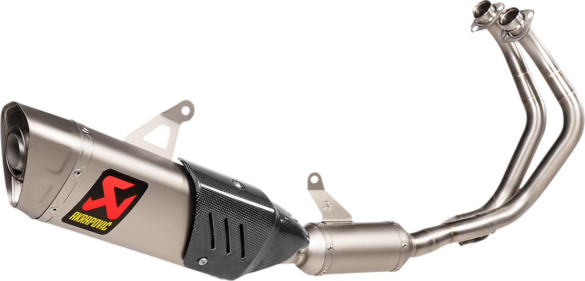 AKRAPOVIC Racing Line Exhaust System - Titanium - Yamaha R7 S-Y7R12-APT