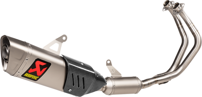 AKRAPOVIC Racing Line Exhaust System - Titanium - Yamaha R7 S-Y7R12-APT