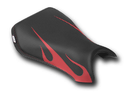 LUIMOTO Flame Edition Rider Seat Covers for the YAMAHA R1 (02-03)