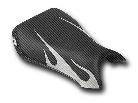 LUIMOTO Flame Edition Rider Seat Covers for the YAMAHA R1 (02-03)