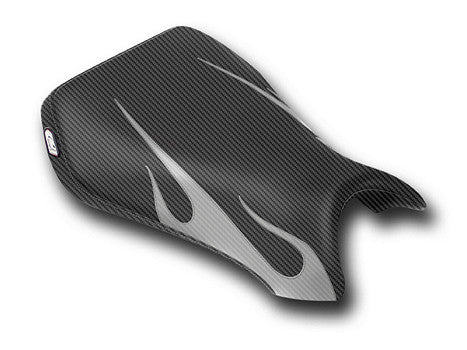 LUIMOTO Flame Edition Rider Seat Covers for the YAMAHA R1 (02-03)