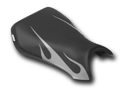LUIMOTO Flame Edition Rider Seat Covers for the YAMAHA R1 (02-03)