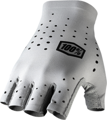 100% Sling Short Finger MTB Gloves - Gray - Large 10021-00007