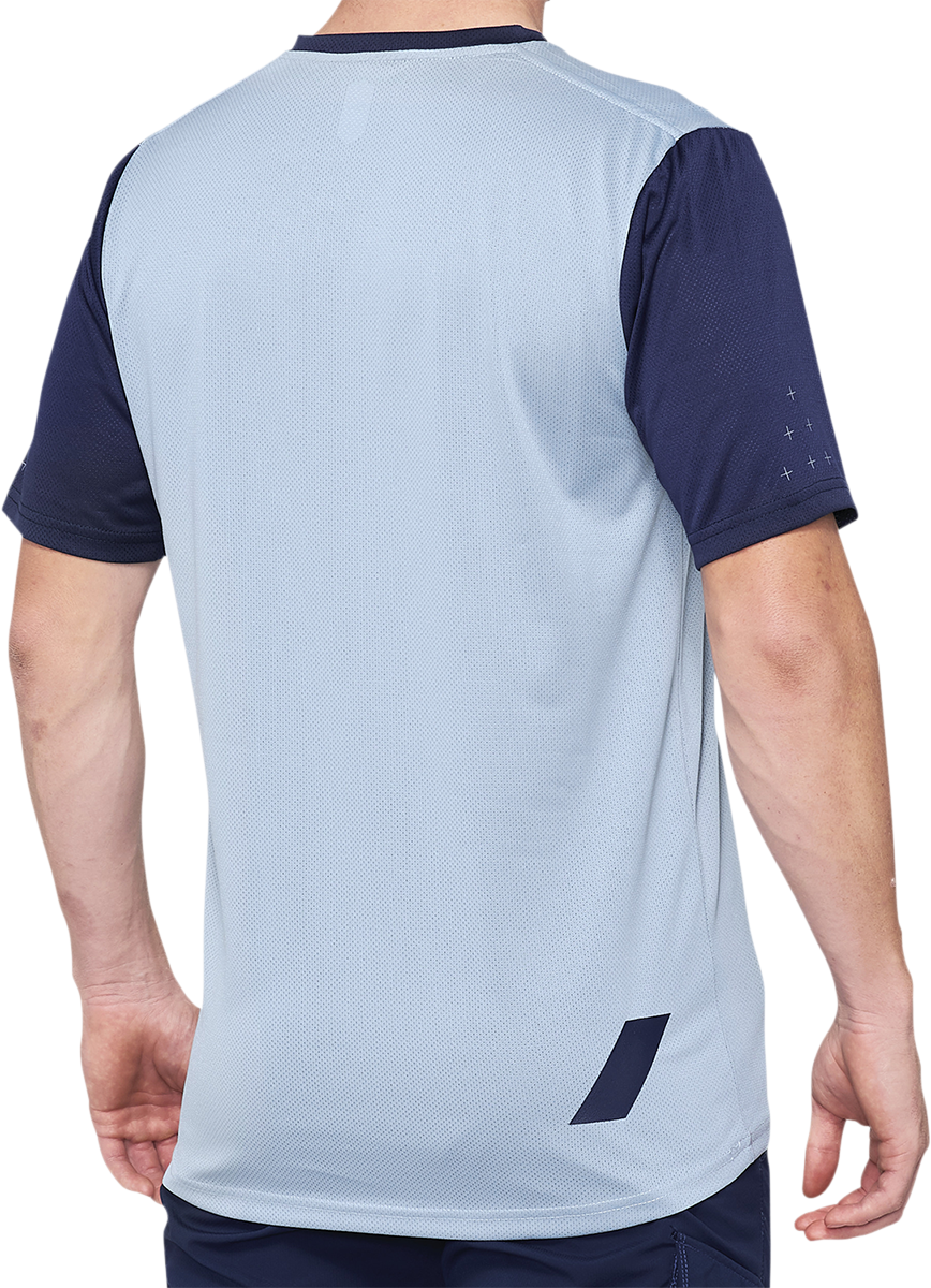 100% Ridecamp Short-Sleeve Jersey - Blue/Navy - Small 40027-00010