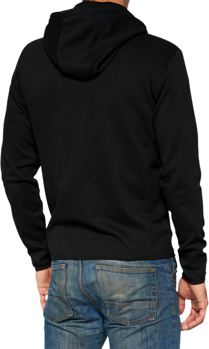 100% Viceroy Tech Zip Hoodie - Black - Medium 20037-00001