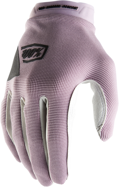 100% Women's Ridecamp Gloves - Lavender - Small 10013-00011