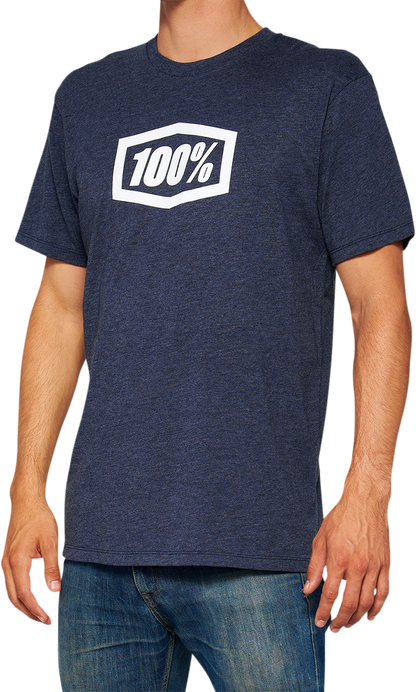 100% Icon T-Shirt - Navy - Small 20000-00045