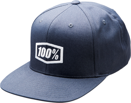 100% Icon Snapback Hat - Heather Charcoal - One Size 20044-00003