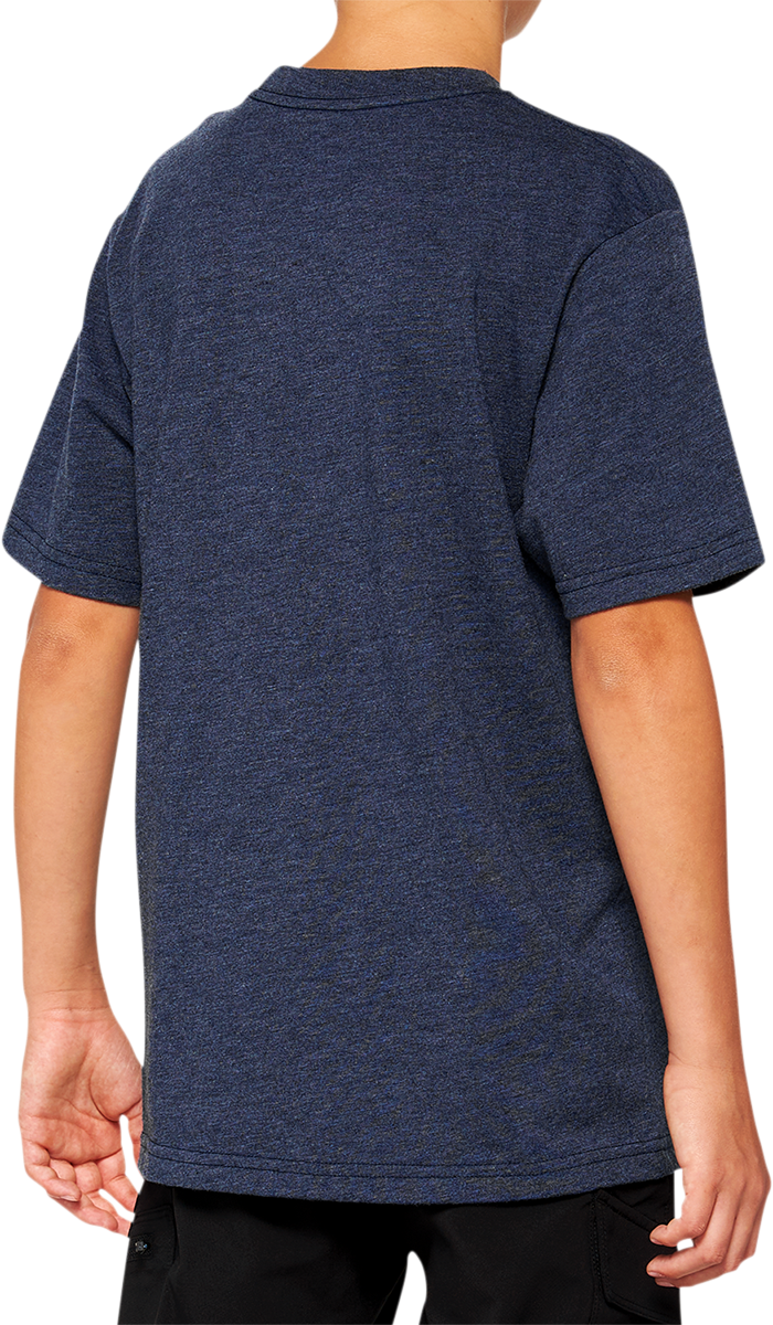 100% Youth Icon T-Shirt - Navy - XL 20001-00015