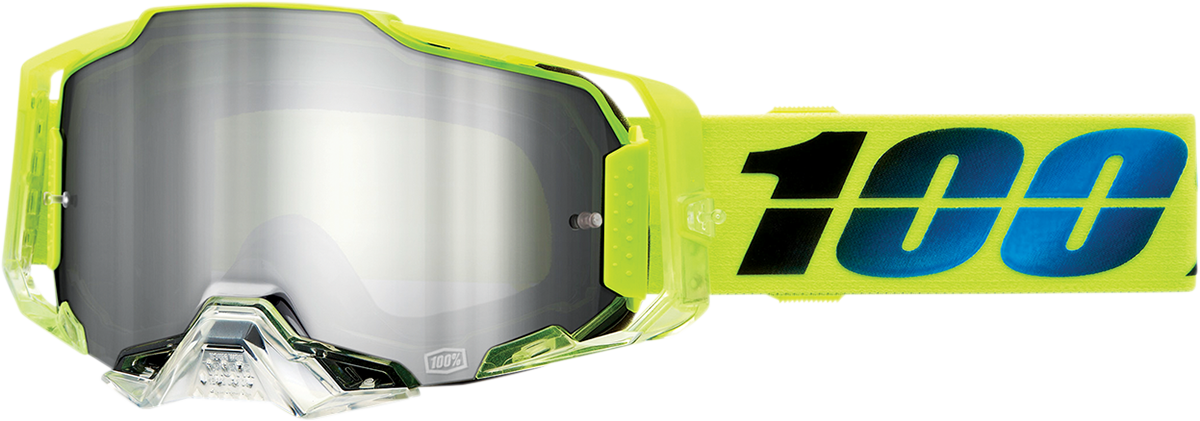 100% Armega Goggle - Koropi - Flash Silver Mirror Lens 50005-00013