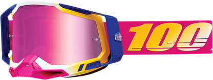 100% Racecraft 2 Goggle - Mission - Pink Mirror Lens 50010-00012