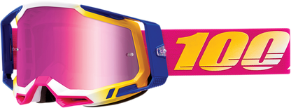 100% Racecraft 2 Goggle - Mission - Pink Mirror Lens 50010-00012