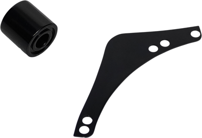 ARLEN NESS Replacement Breather Bolt Cover Plate - Inverted/Method/Clear Tear/Sidekick - Left - Black 600-056