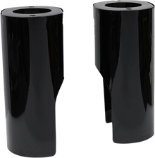 ARLEN NESS Fork Boot Cover - Gloss Black Powdercoat - Smooth 125-000