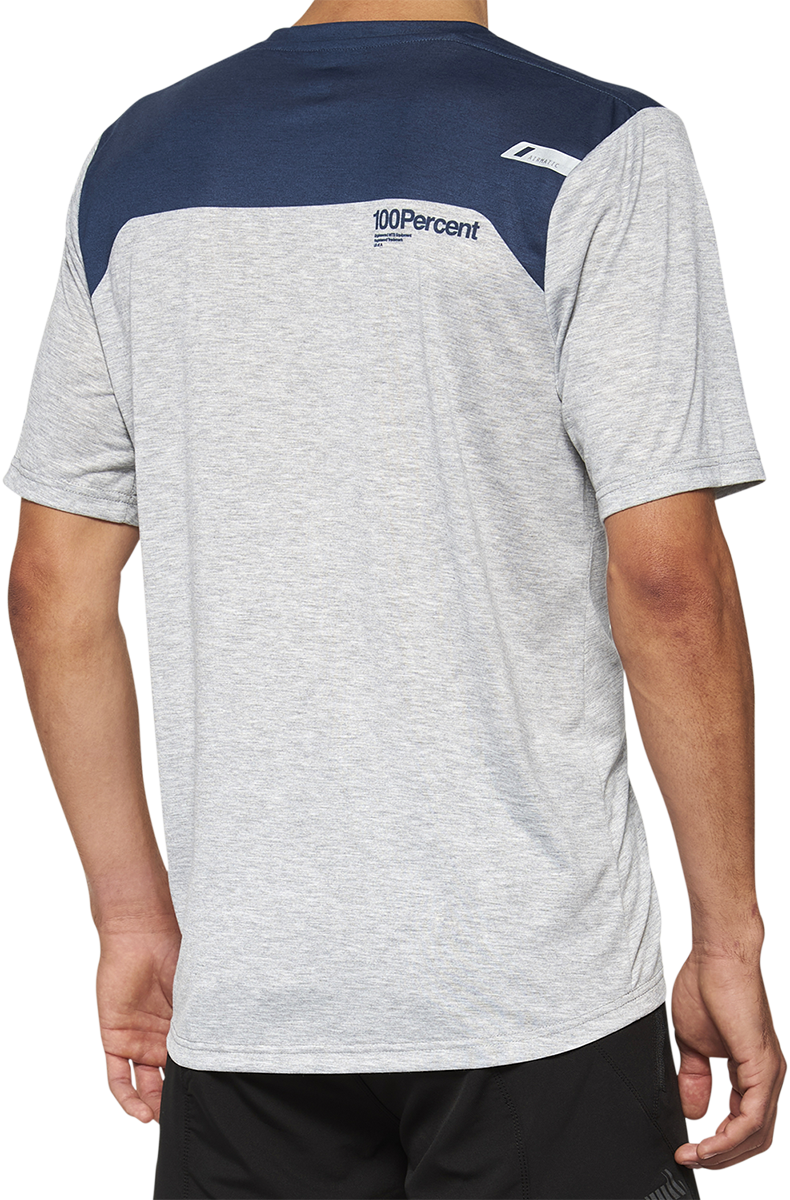 100% Airmatic Short-Sleeve Jersey - Black/Charcoal - Small 40014-00000
