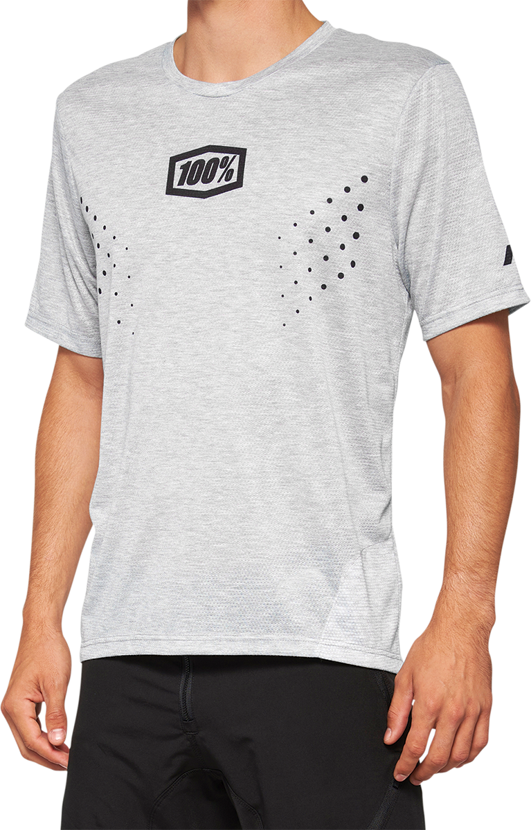 100% Airmatic Mesh Short-Sleeve Jersey - Gray - Small 40016-00005