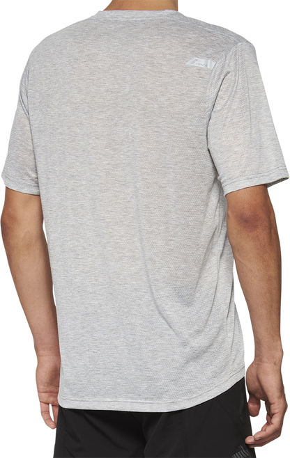 100% Airmatic Mesh Short-Sleeve Jersey - Gray - Small 40016-00005