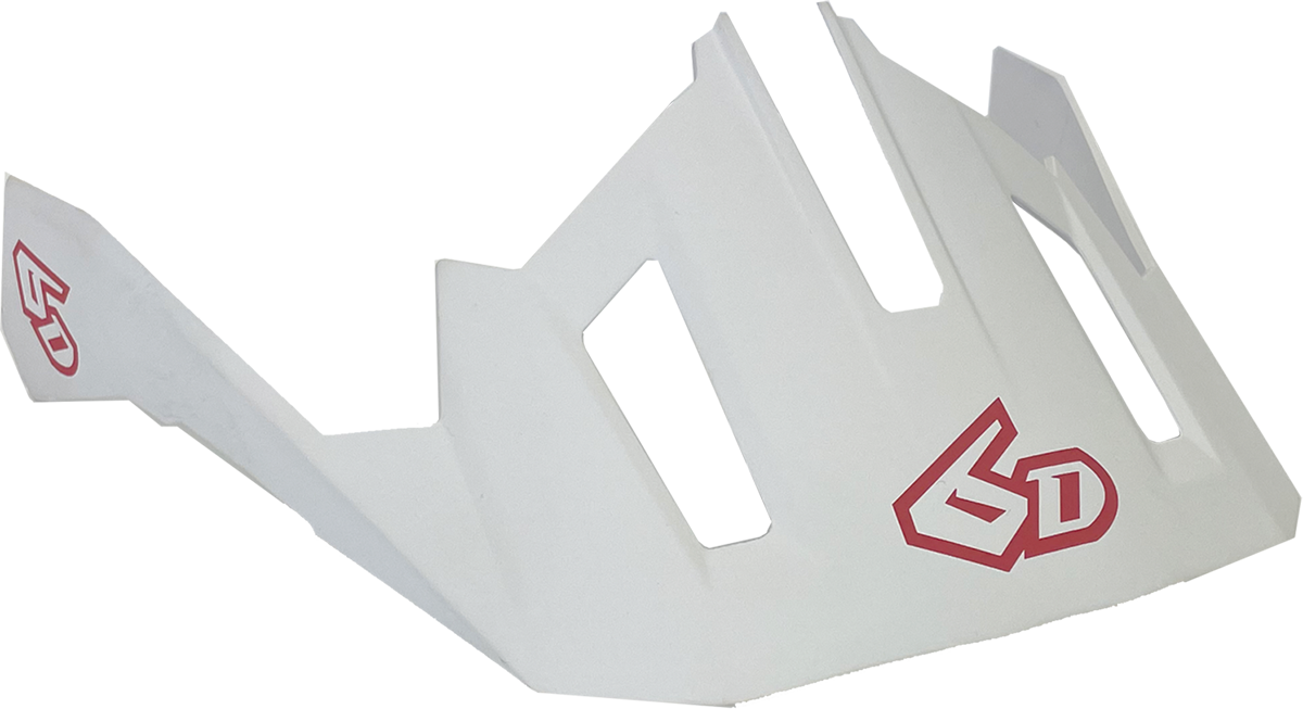 6D HELMETS ATB-2T Visor - Ascent - White - XS/S 77-0124