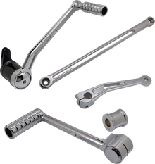 ARLEN NESS Deep Cut Foot Control Kit w/ Heel/Toe Shifter - Chrome 420-107