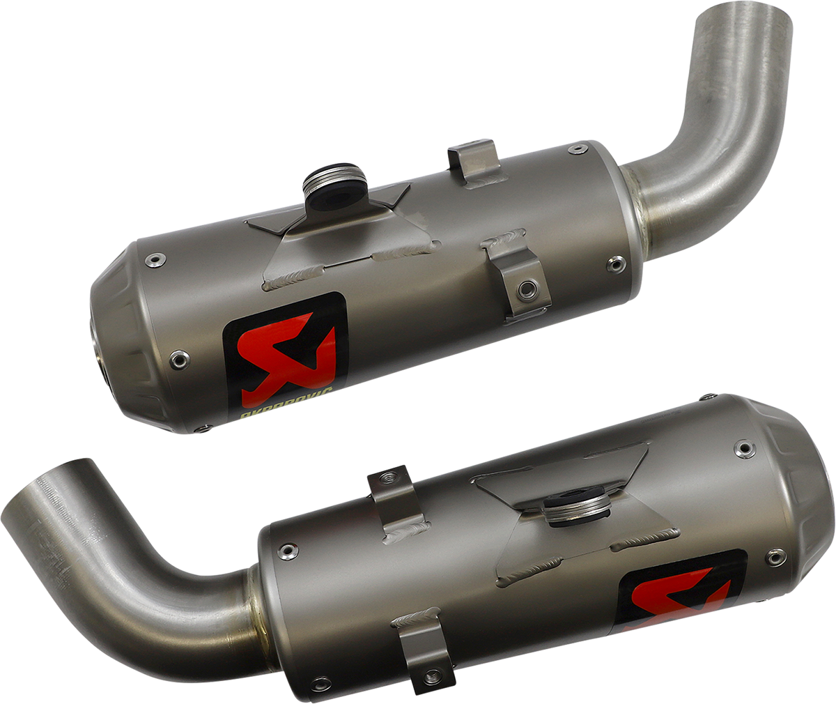 AKRAPOVIC Slip-On Line Titanium Muffler - Hypermotard 950 S-D9SO15-HCBT