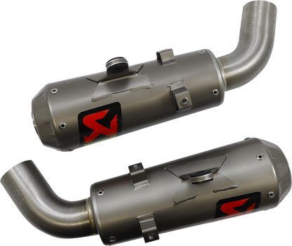 AKRAPOVIC Slip-On Line Titanium Muffler - Hypermotard 950 S-D9SO15-HCBT