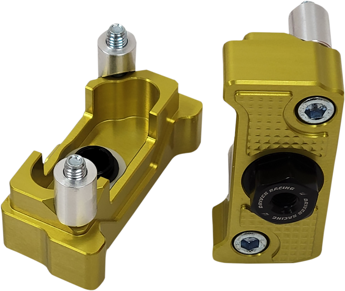 DRIVEN RACING Captive Axle Block Sliders - Gold DRCAX-204GD