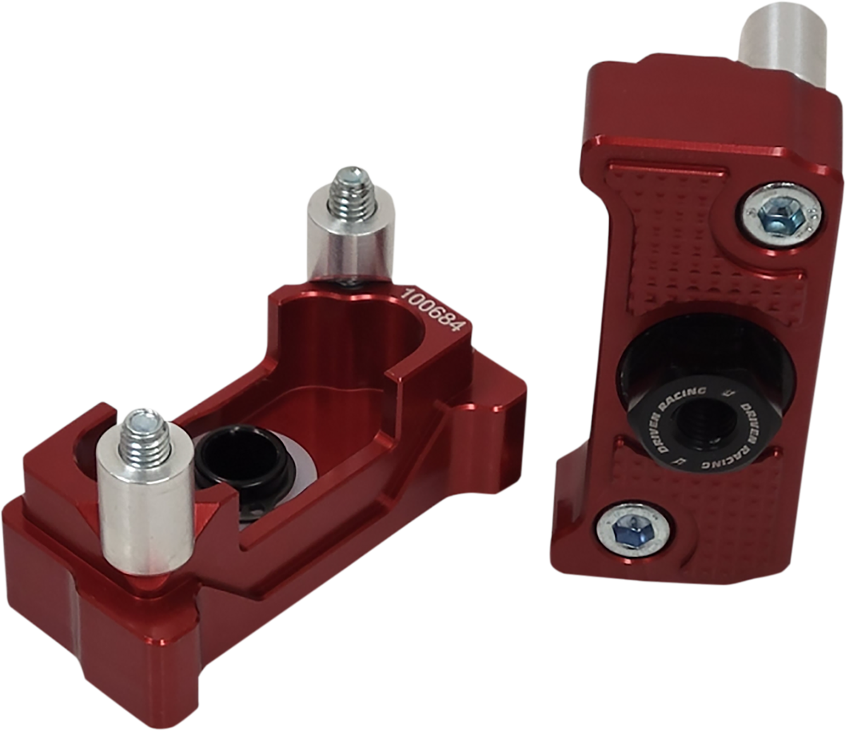 DRIVEN RACING Captive Axle Block Sliders - Red DRCAX-204RD