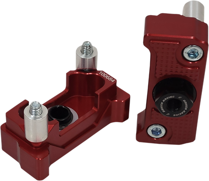 DRIVEN RACING Captive Axle Block Sliders - Red DRCAX-204RD