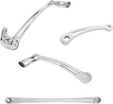 ARLEN NESS Deep Cut Foot Control Kit w/ Toe Shifter - Chrome 420-109