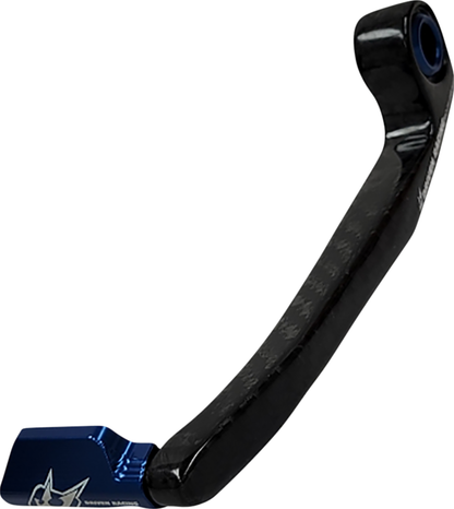 DRIVEN RACING Trackday Lever Guard - Carbon Fiber - Clutch - Blue DCTDLG-2-BL