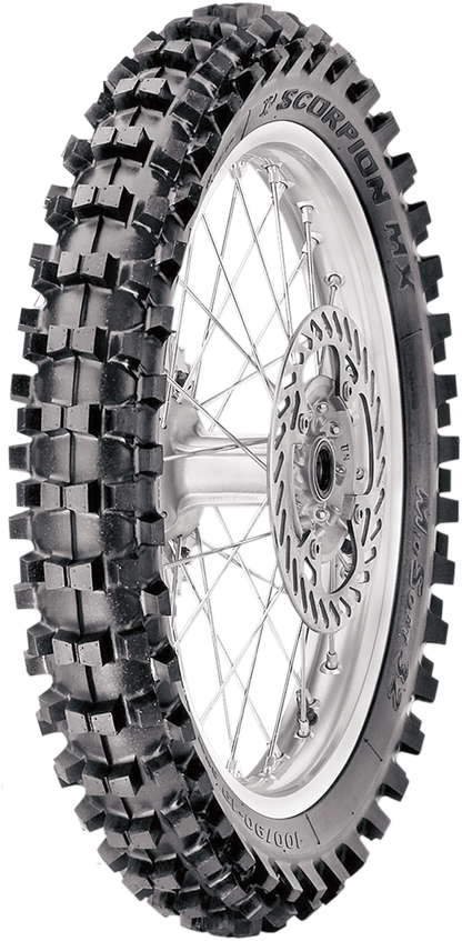 PIRELLI Tire - Scorpion* MX32 Mid Soft - Rear - 90/100-14 - 49M 3842400