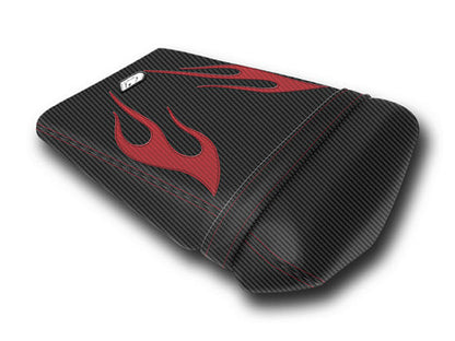 LUIMOTO Flame Edition Passenger Seat Covers for the YAMAHA R1 (02-03)