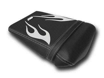LUIMOTO Flame Edition Passenger Seat Covers for the YAMAHA R1 (02-03)