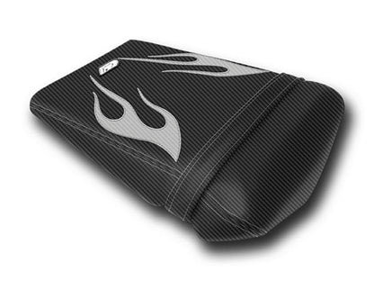 LUIMOTO Flame Edition Passenger Seat Covers for the YAMAHA R1 (02-03)