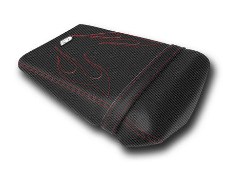 LUIMOTO Flame Edition Passenger Seat Covers for the YAMAHA R1 (02-03)