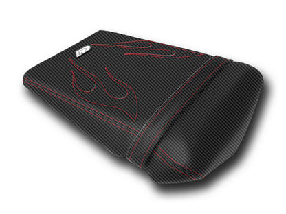 LUIMOTO Flame Edition Passenger Seat Covers for the YAMAHA R1 (02-03)