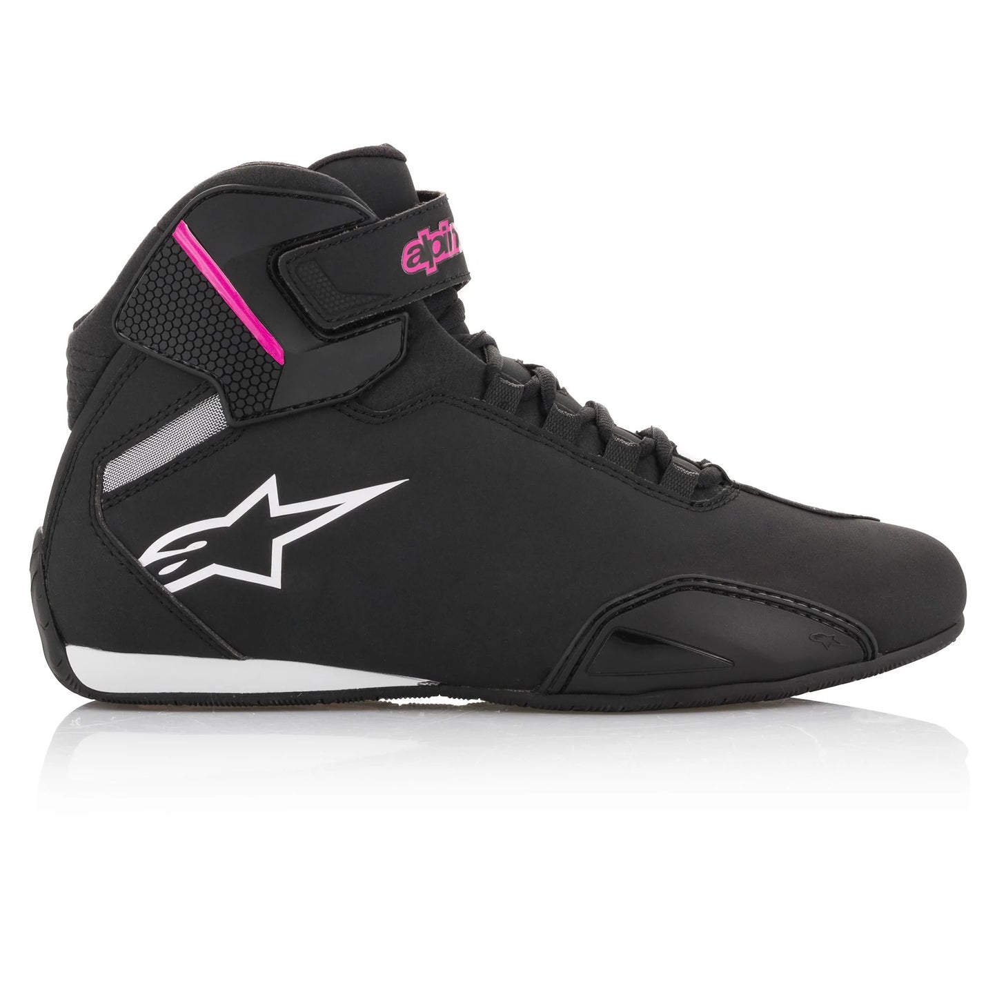 Alpinestars Women's Sektor Shoes - Black/Fuchsia
