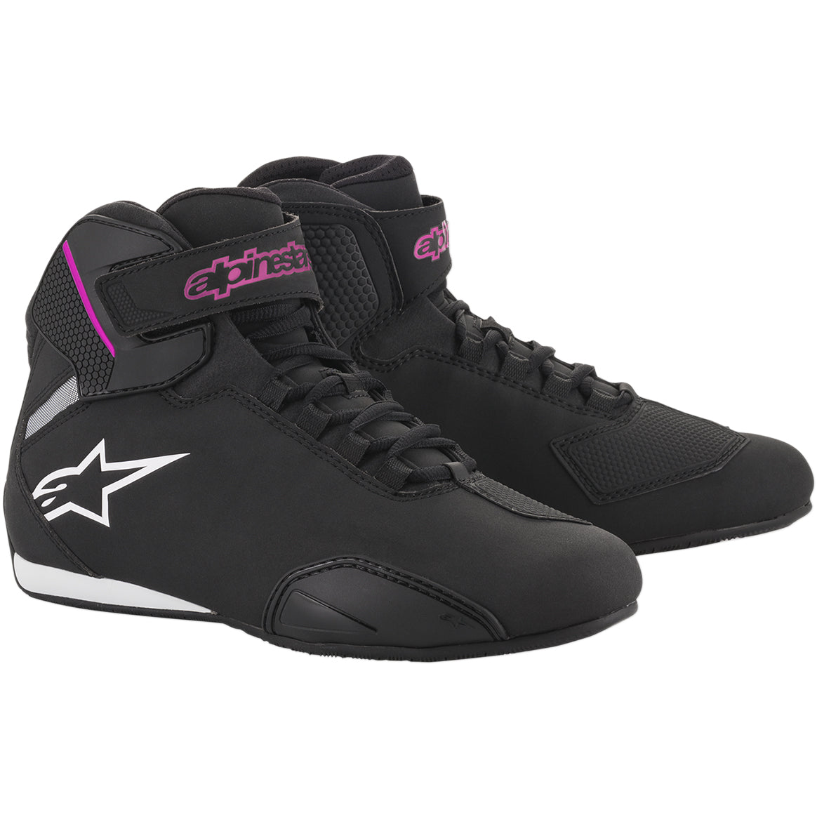 Alpinestars Women's Sektor Shoes - Black/Fuchsia